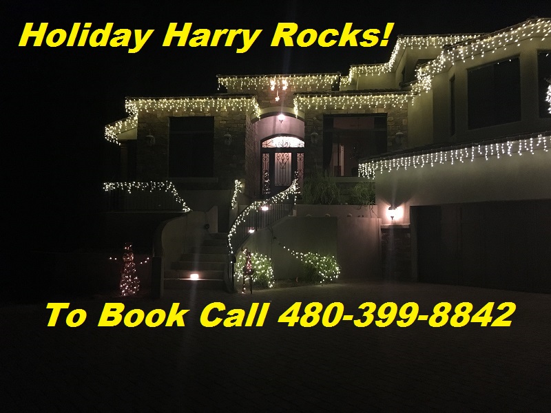 professional outdoor christmas light hanger scottsdale